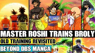 Beyond Dragon Ball Super: Master Roshi Helps Train Broly On His Island! Back To The Basics With Goku