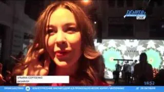 Тимакова, Дерипаска и Жукова на показе Терехова