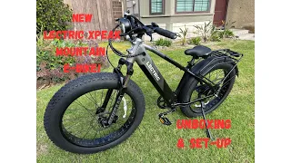 Lectric XPeak Off-Road Mountain E-Bike! Unboxing and Assembly