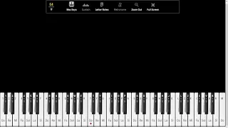 Virtual Piano 🎼 Faded(Alan-Walker)