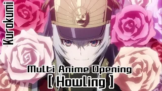 Multi Anime Opening Howling - Seven Deadly Sins Season 2 Opening
