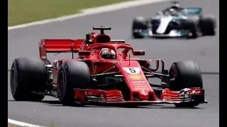 F1 2018: Hungarian GP - Vettel's Ferrari racing at Hungaroring - Assetto Corsa