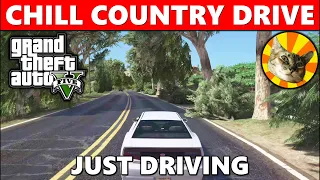 Long chill countryside driving with Franklin | Just Driving in GTA V