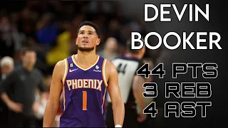 Devin Booker 44PTS 3REB 4AST | Oklahoma City Thunder vs Phoenix Suns | OKC vs PHX | Mar 8, 2023