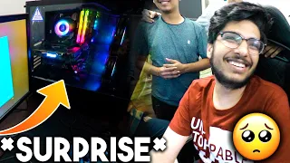 WE gifted him a Gaming PC | He got emotional and...