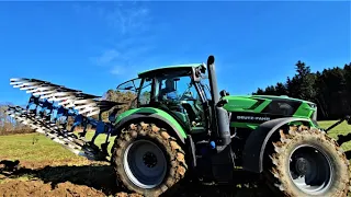 Deutz-Fahr 6155 RC Shift Agrotron pflügt wie ein Weltmeister!