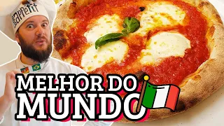 Como fazer PIZZA ITALIANA TRADICIONAL - muito gostosa, crocante e com 5 ingredientes fáceis!