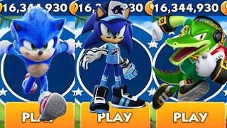 Sonic Dash - Sonic VS Slugger Sonic VS Vector _ Movie Sonic vs All Bosses Zazz Eggman