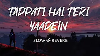 tadpati hai teri baatein [slowed + reverb] | Aesthetic_lofi_music | text audio |