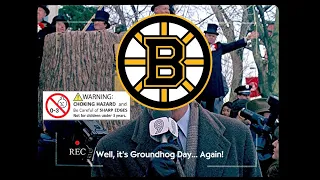 Boston Bruins choking but it's Groundhog Day