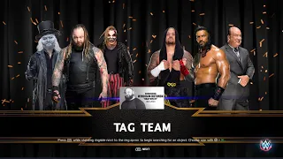 Bray Wyatt Uncle Howdy & The Fiend VS Roman Reigns Solo Sikoa & Paul Heyman - Tag Team Elimination