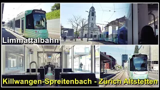 INSIDE SWISS TRAIN / Mit der Limmattalbahn von Killwangen-Spreitenbach nach Zürich Altstetten