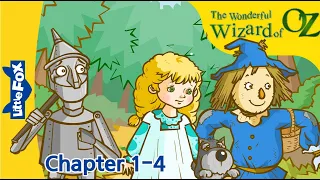 The Wonderful Wizard of Oz Chapter 1-4 | Stories for Kids | Fairy Tales in English | Bedtime Stories