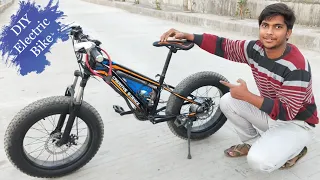 how to make fat Electric Bike at home || DIY PROJECT Creative Science