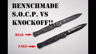 Benchmade SOCP Folder Vs Knockoff With Disassembly!