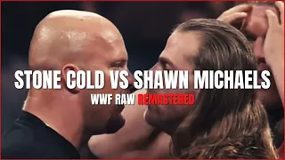 Steve Austin confronts Shawn Michaels after Royal Rumble 1998 [Remastered]