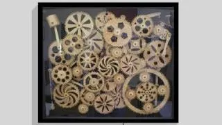 Wooden Gear Kinetic Art, Satisfactory