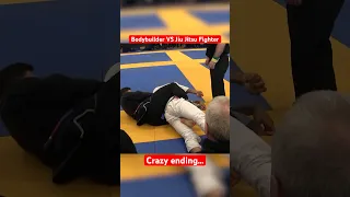 Bodybuilder VS Jiu Jitsu FIGHTER | Crazy Ending… #sports #mma #ufc