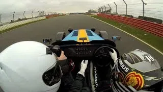 Caterham 620R lap of Silverstone with F1 driver Kamui Kobayashi