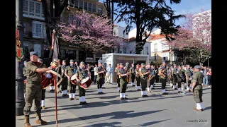 La Brilat en Plaza de Amboage Ferrol, abril 2023