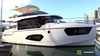 2019 Absolute Navetta 48 Motor Yacht - Deck Interior Bridge Walkthrough - 2019 Miami Yacht Show