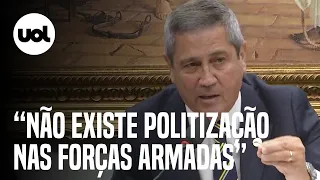 Braga Netto: “Não existe politização nas Forças Armadas”