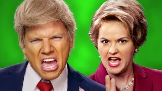 Donald Trump vs Hillary Clinton. ERB Behind the Scenes