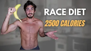 EVERYTHING I EAT IN A DAY (HALF MARATHON PREP) | 2500 CALORIES