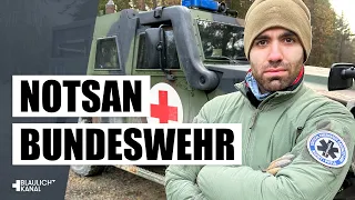 Im Manöver: NotSan bei der Bundeswehr!