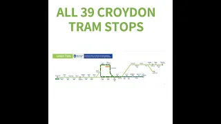 All Croydon tram stops in the (sort of) fastest time