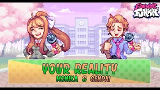 FNF Doki Doki Takeover ~ Your Reality (Monika & Senpai)