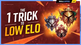 The 1 TRICK to ESCAPING LOW ELO (Not Clickbait)