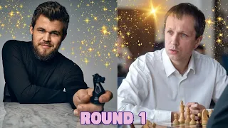 Magnus Carlsen vs Radoslaw Wojtaszek - Superbet Poland Rapid & Blitz 2023 (Round 1)