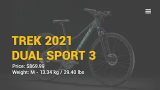 Great Hybrid Bike! TREK Dual Sport 3 2021 bike review