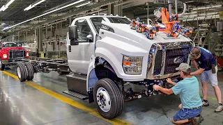 Building the Massive Ford Heavy Trucks - USA Assembly Plant