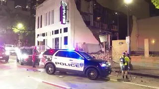 Houston storm damage: Mayor John Whitmire surveys the damage in Downtown