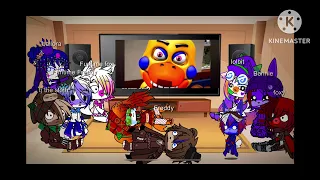 (Gacha club) (FNAF) react to CRAZIEST  UCN FIGHT EVER