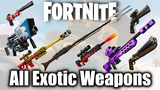 Fortnite - All Exotic Weapons Locations