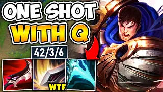 WHEN FULL LETHALITY GAREN DROPS 42 KILLS (ONE Q DEALS 2000) - League of Legends