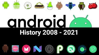 Evolution Of Android OS 1 TO 12 | Android History 2008 - 2021 | #Android13 #MobileTechTube