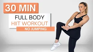 30 min INTENSE FULL BODY HIIT WORKOUT | No Jumping | No Repeats | Super Sweaty Cardio & Strength