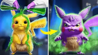 Transformation Of Cute Pikachu Into Terrifying Monster! Pokémon in Real Life!