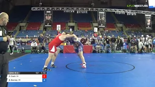 Junior FS 285 Cons 16-2 - Gunner Cash (OK) vs. Brian Barnes (OR)