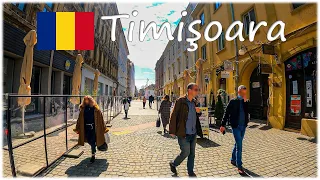 🇷🇴 Timisoara Romania Walk 4K Spring 🏙 4K Walking Tour ☀️ 🇷🇴 (Sunny Day)