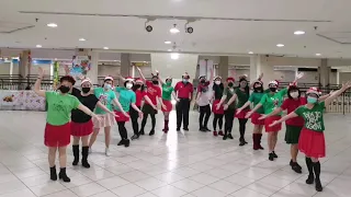 Last Christmas Bachata Line Dance Demo By: D'Sisters & Friends LDG #linedance #cjlclan #christmas