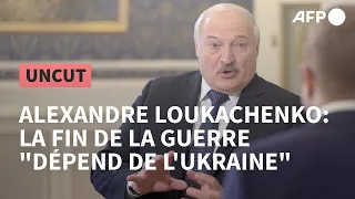 Alexandre Loukachenko: la guerre en Ukraine a été "provoquée" par l'Occident | AFP