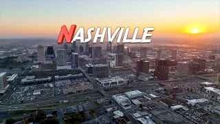 A Bird's-Eye View of Nashville, Tennessee - Cinematic Footage - 2022