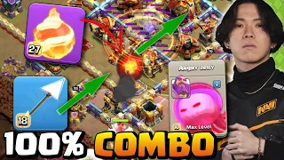 Klaus ANGRY JELLY, FIREBALL, GIANT ARROW Trick Shocks Everyone (Clash of Clans)