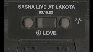 Sasha - Live @ Lakota, Bristol (3.10.1992)
