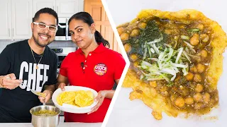 How To Make Trini Doubles | Foodie Nation x Sauce Doubles